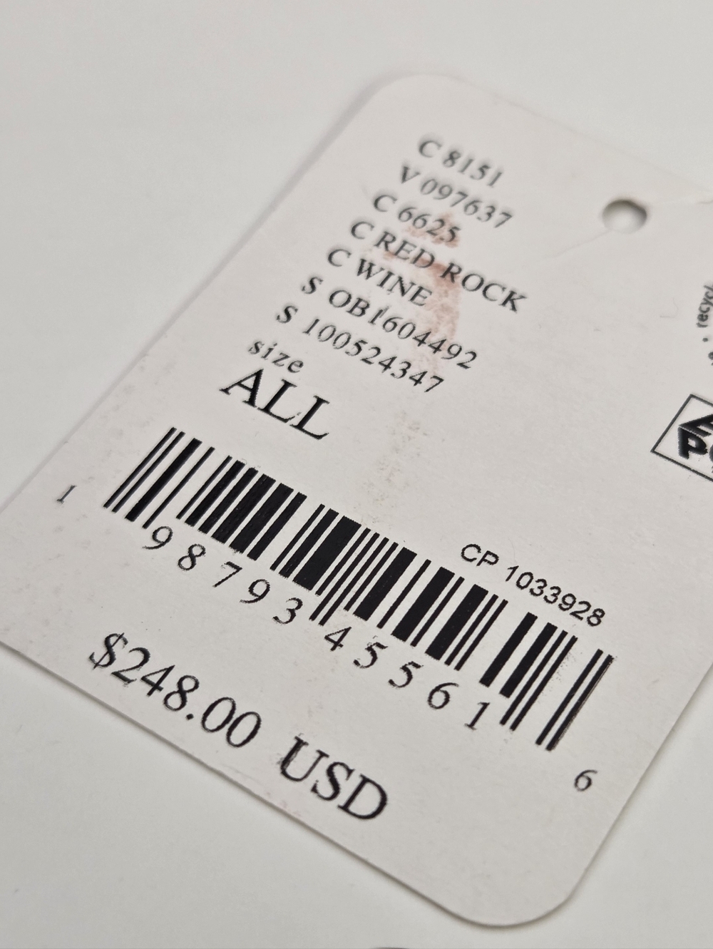 NWT FREE PEOPLE WE THE FREE EMERSON TOTE BAG - RED ROCK - Picture 4 of 11